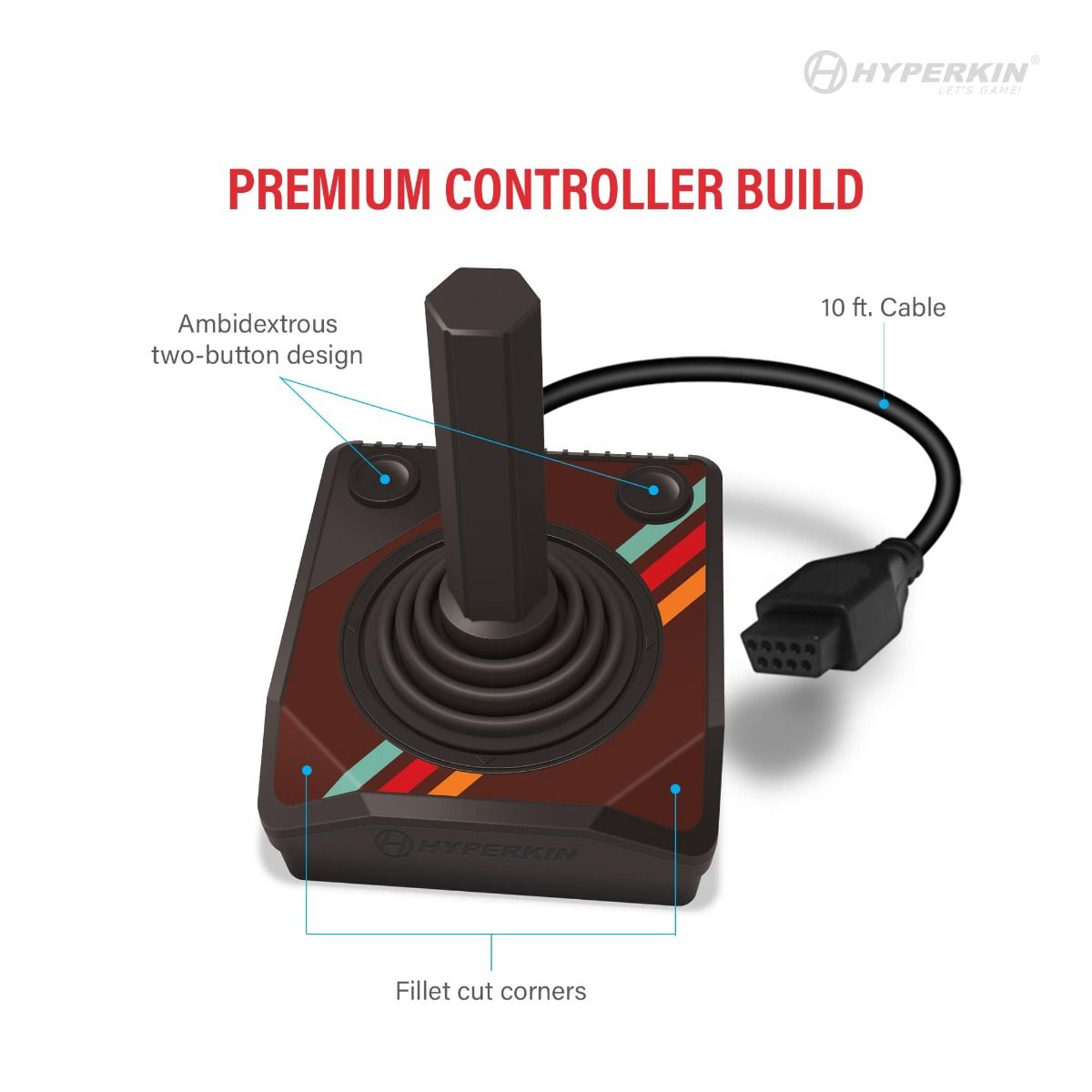 Trooper Premium Controller for Atari 2600