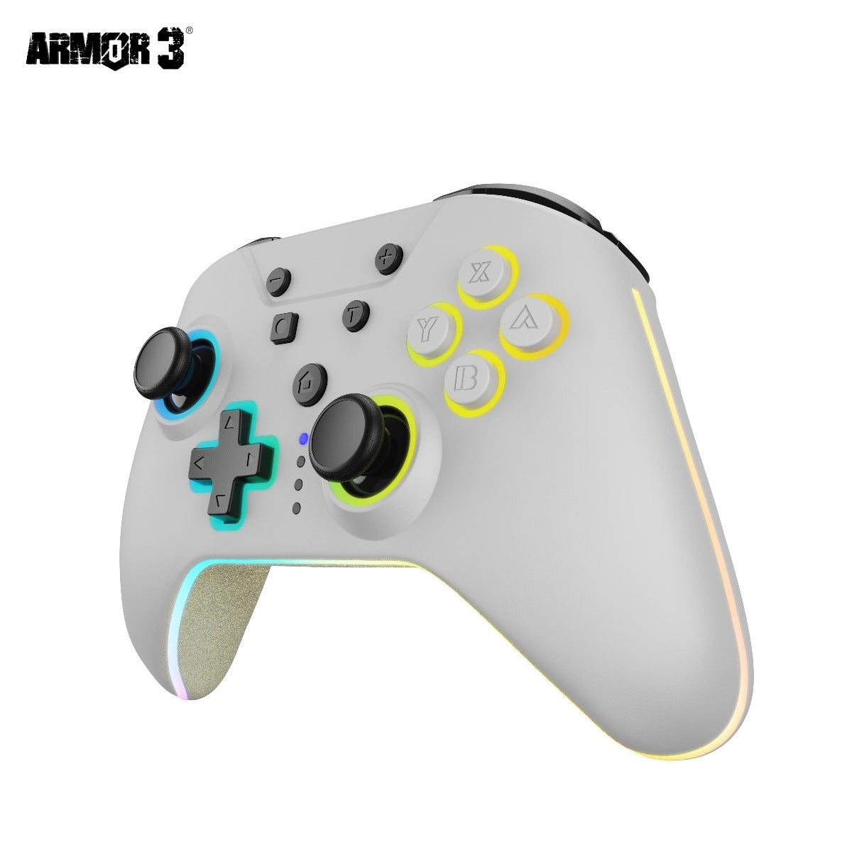 "NuRival" Wireless Hall Effect Controller for Switch (Blk/White)