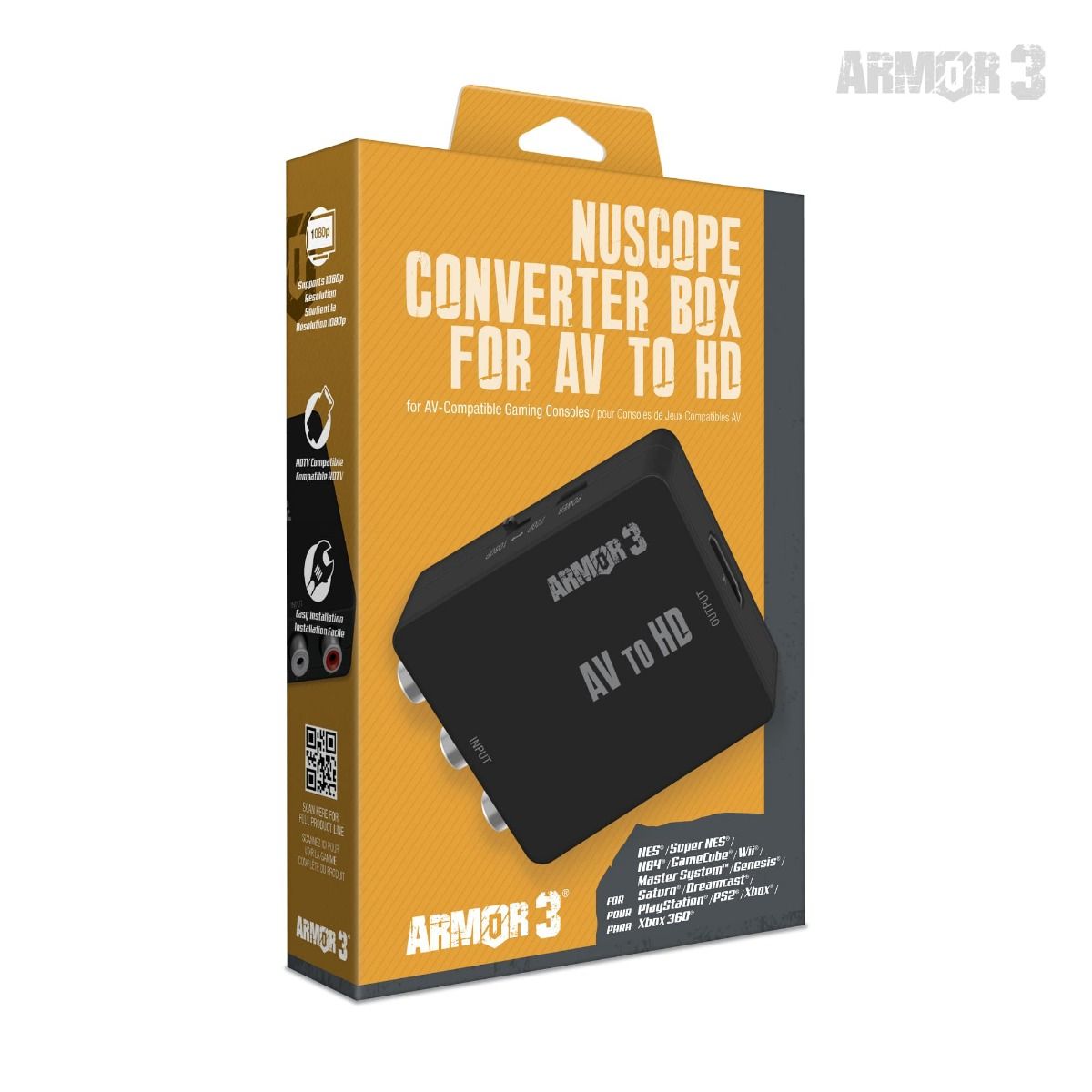 NuScope Converter Box AV to HD (Multisystem)