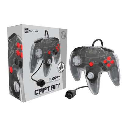 M64 Captain+ Hall Effect Controller for ModRetro M64, Nintendo N64, Analogue