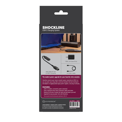 Type-C USB Power Supply for GBA®, GBA-SP®, DS®