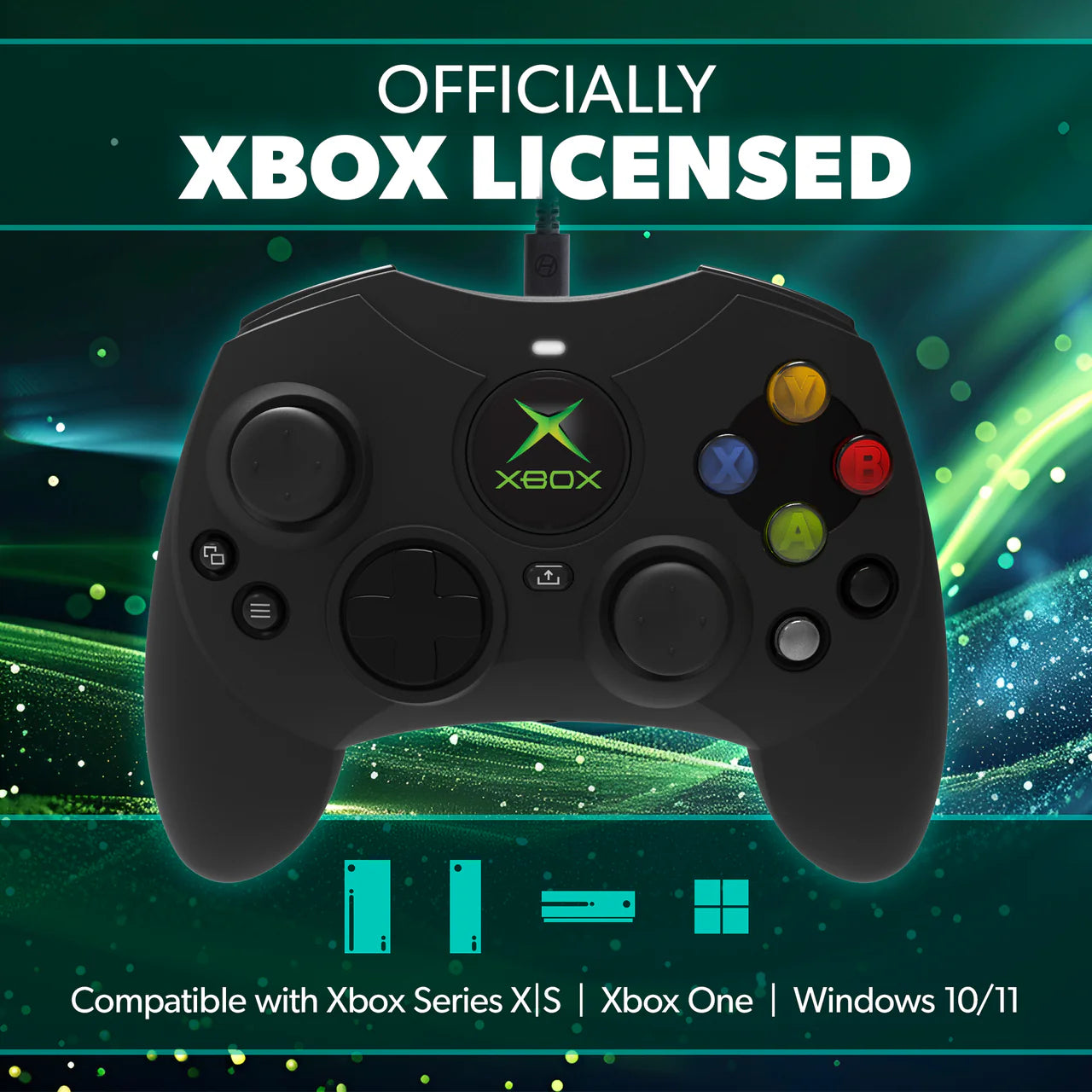 Hyperkin DuchesS Wired Controller (Black) - Officially Licensed By Xbox®