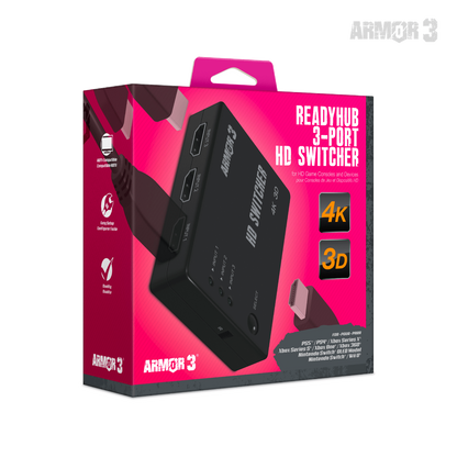 ReadyHub 3 Port HDMI Switcher