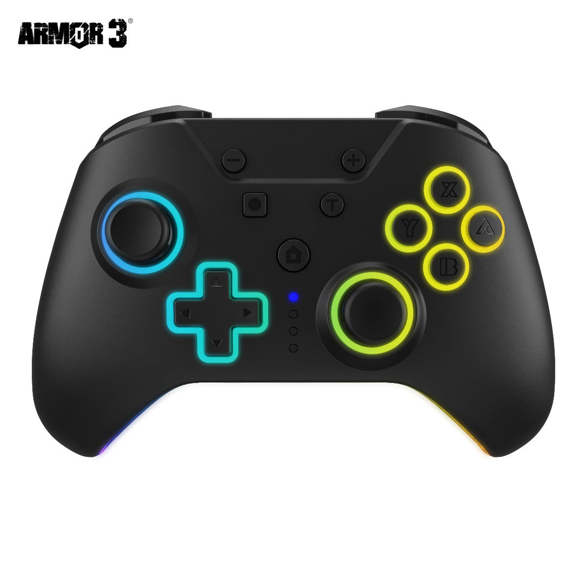 "NuRival" Wireless Hall Effect Controller for Switch (Blk/White)