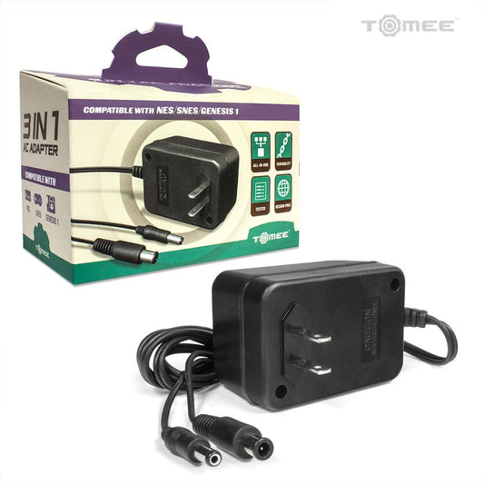 3-in-1 Universal AC Adapter NES/SNES/Genesis