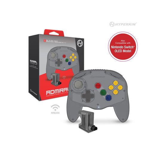 Admiral Premium BT Controller for N64/Nintendo Switch/PC/Mac/Android