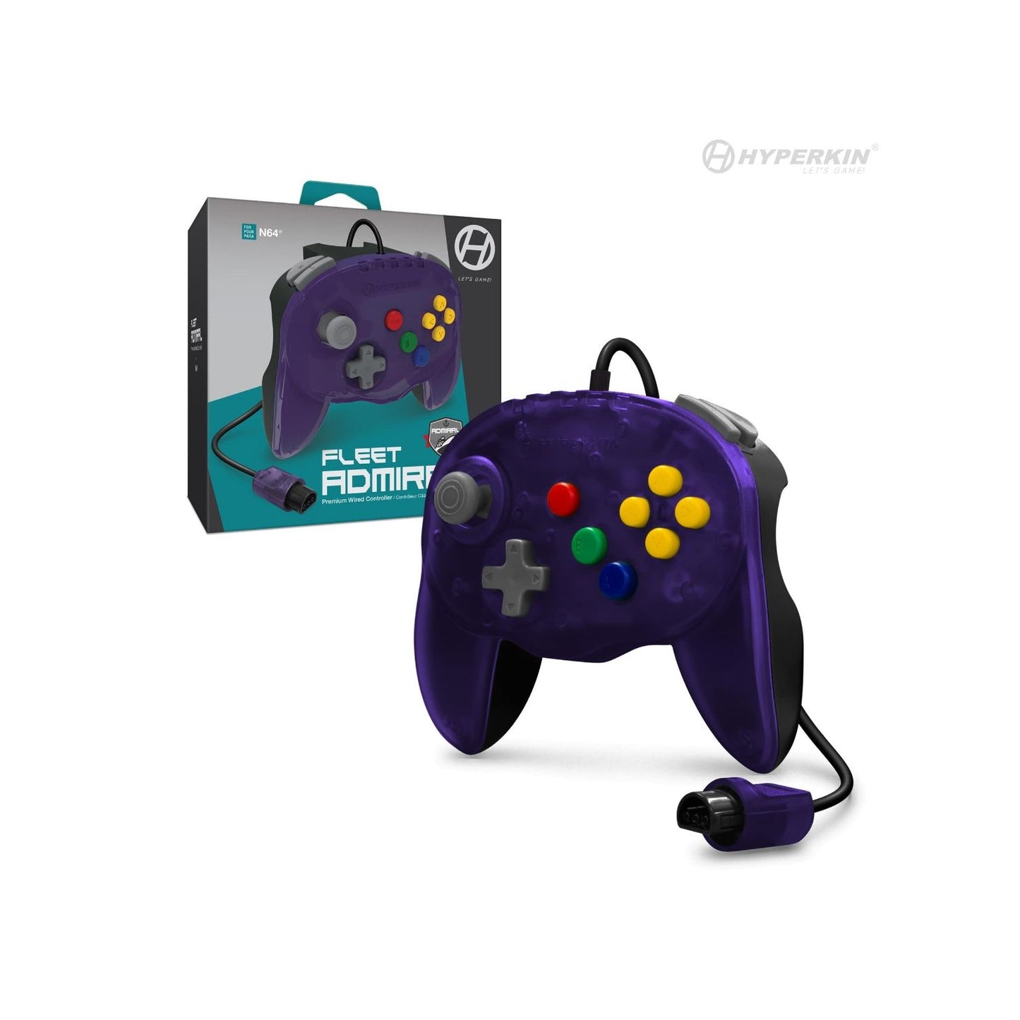 "Fleet Admiral" Premium Wired Controller for N64