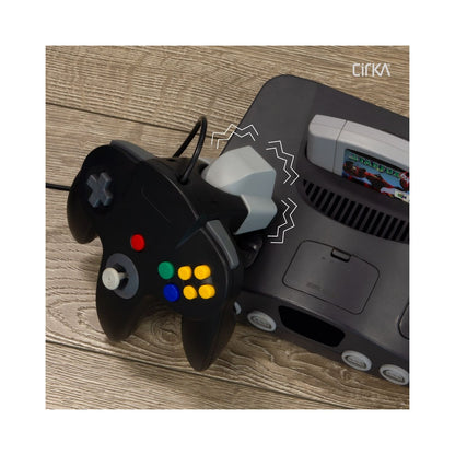 "GigaPulse" Force Feedback Attachment for N64